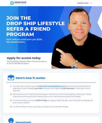 Drop Ship Lifestyle Referrals